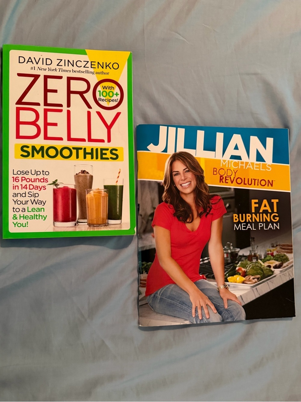 BUNDLE ZERO BELLY SMOOTHIES And Jillian Michaels Fat Burning Meal Plan 2 Books